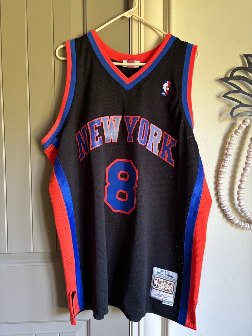 NBA Hardwood Classics New York knicks #8 Basketball Jersey - SPREWELL